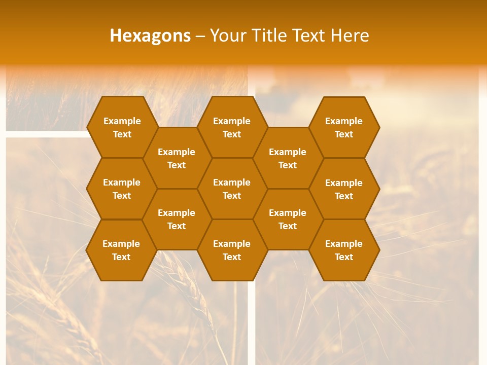 Blue Growth Landscape PowerPoint Template