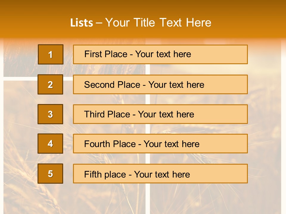 Blue Growth Landscape PowerPoint Template