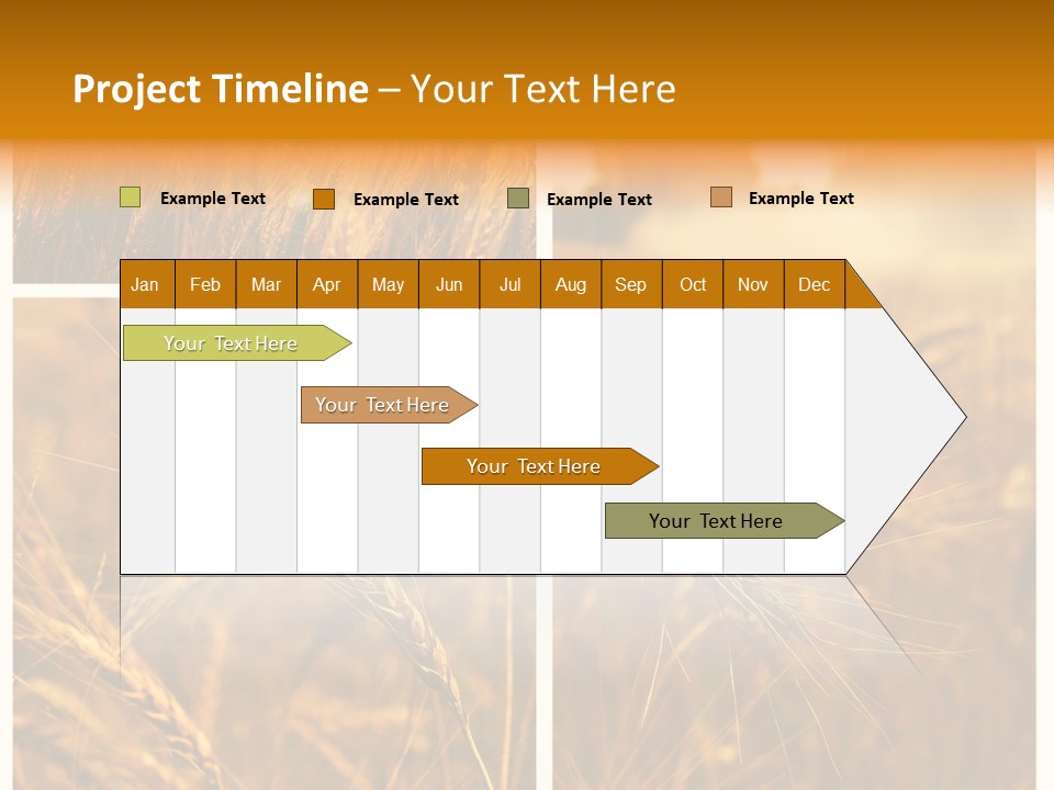 Blue Growth Landscape PowerPoint Template
