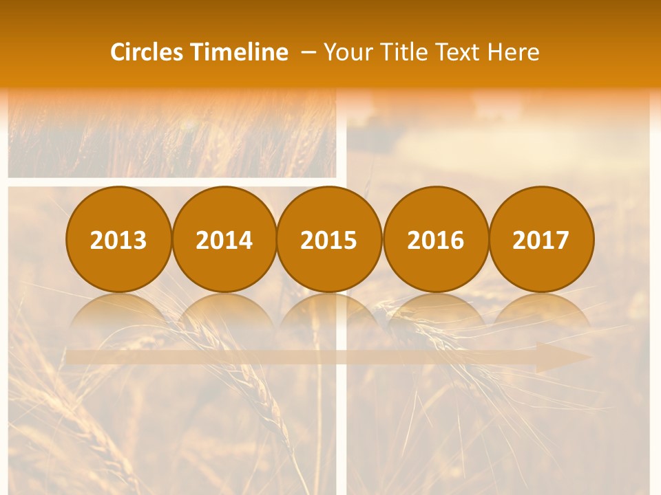 Blue Growth Landscape PowerPoint Template