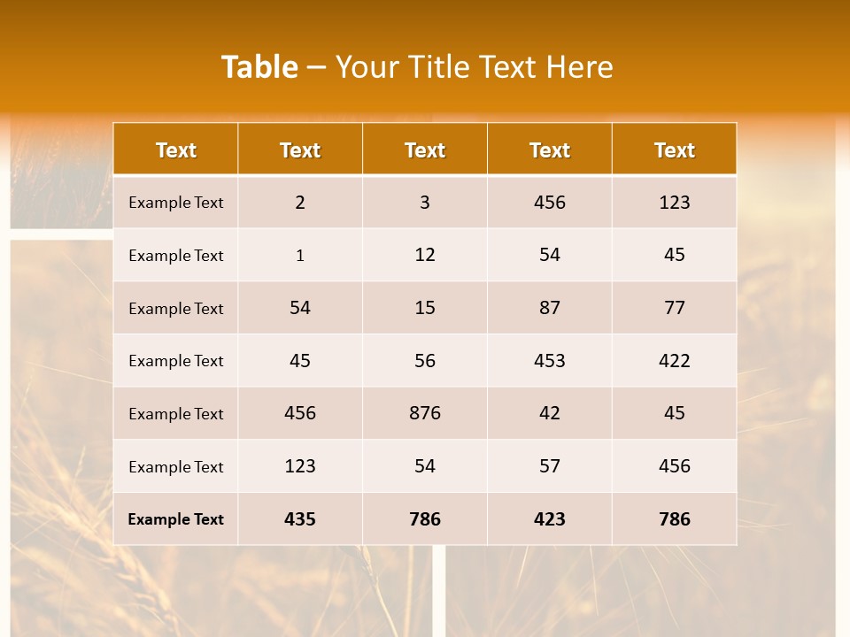 Blue Growth Landscape PowerPoint Template