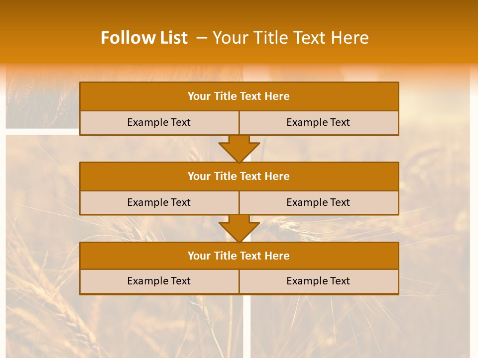 Blue Growth Landscape PowerPoint Template