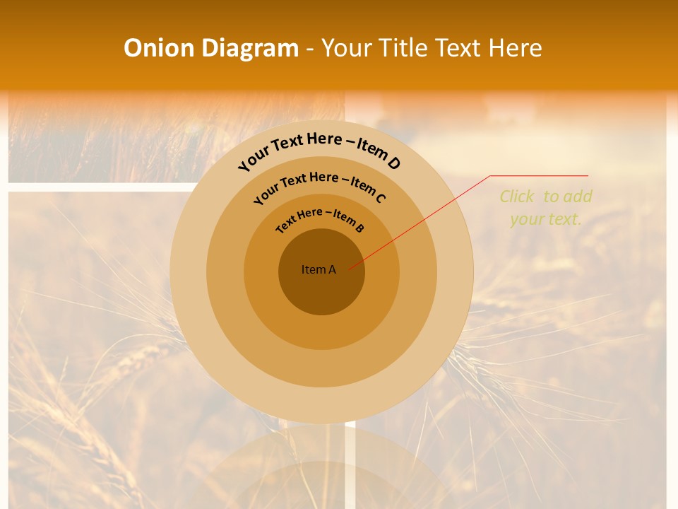 Blue Growth Landscape PowerPoint Template