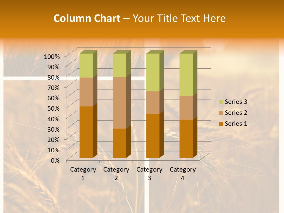 Blue Growth Landscape PowerPoint Template
