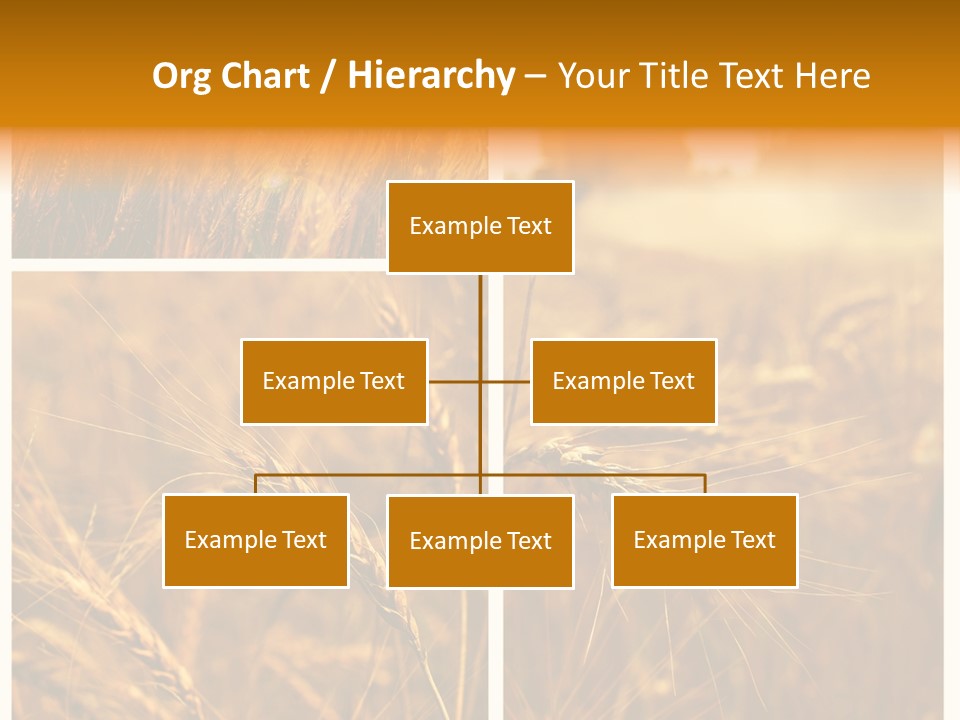 Blue Growth Landscape PowerPoint Template