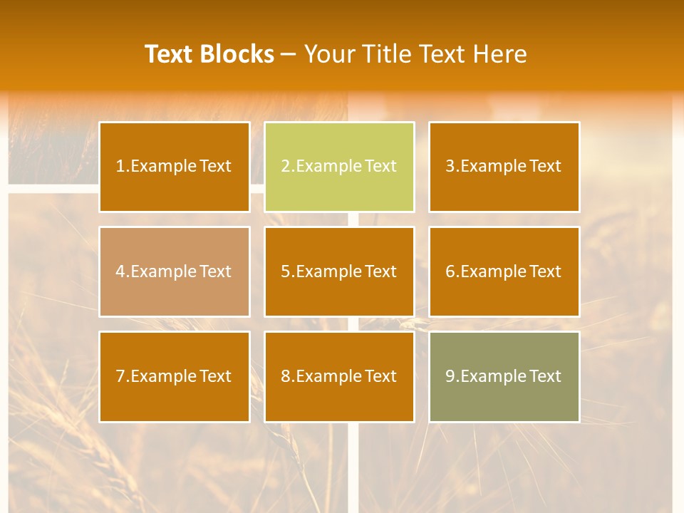 Blue Growth Landscape PowerPoint Template