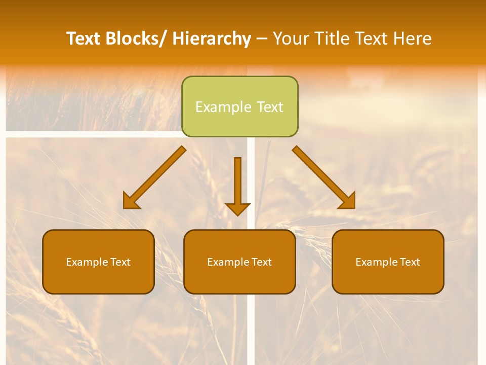Blue Growth Landscape PowerPoint Template
