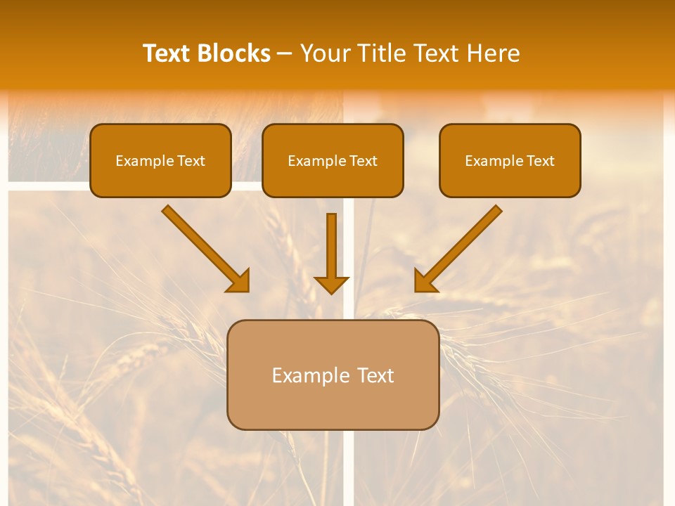 Blue Growth Landscape PowerPoint Template