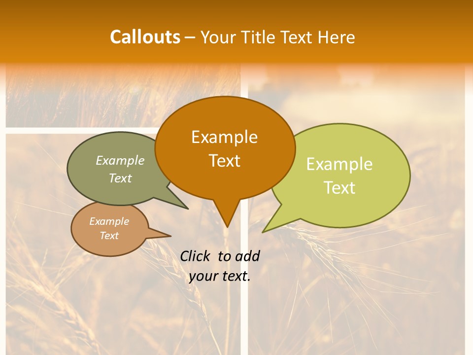 Blue Growth Landscape PowerPoint Template