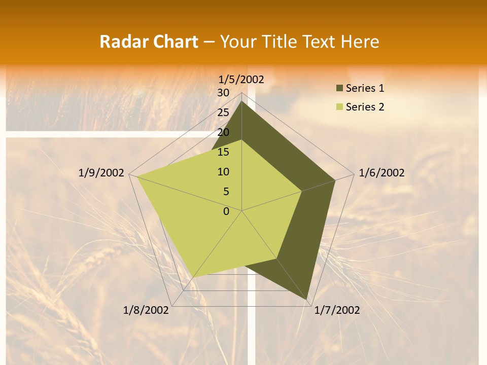 Blue Growth Landscape PowerPoint Template