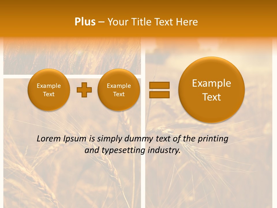 Blue Growth Landscape PowerPoint Template