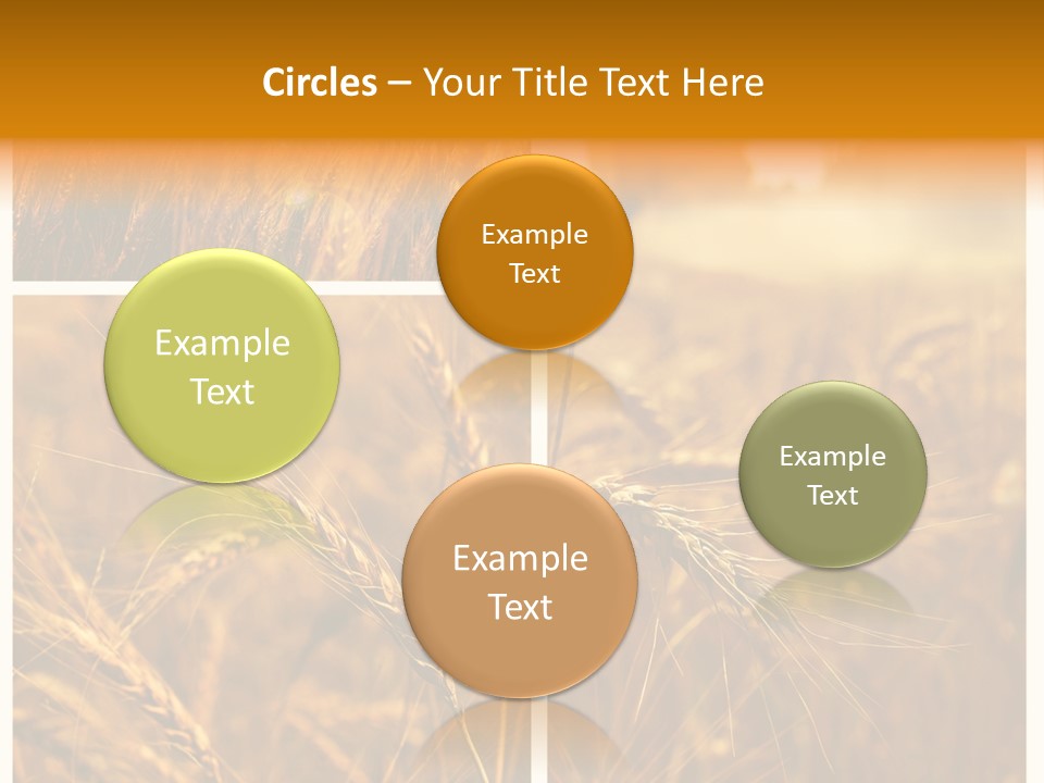Blue Growth Landscape PowerPoint Template