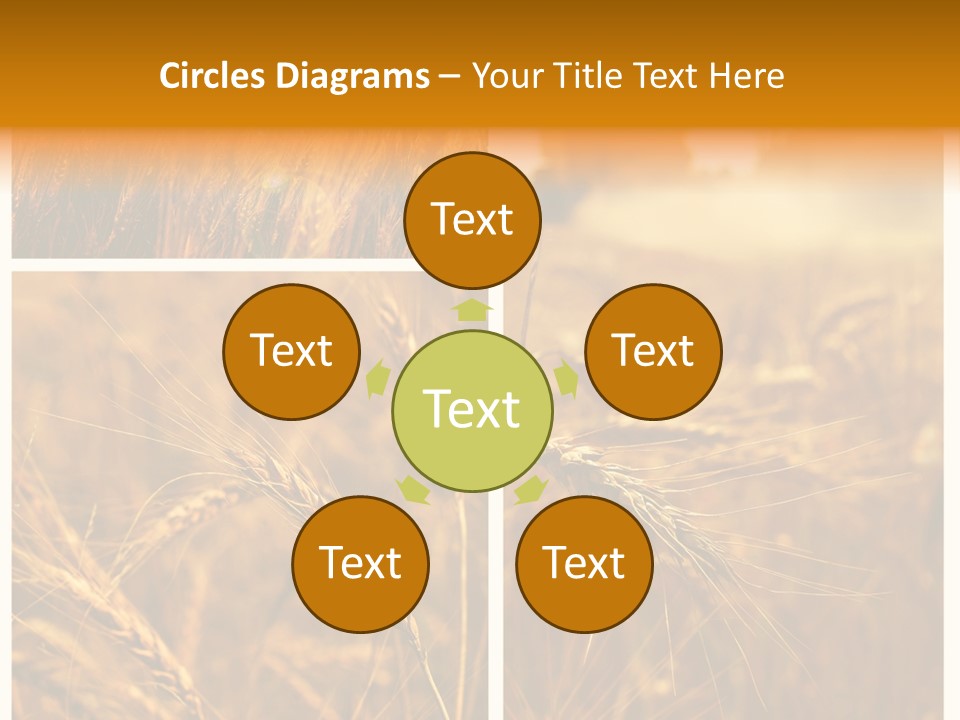 Blue Growth Landscape PowerPoint Template