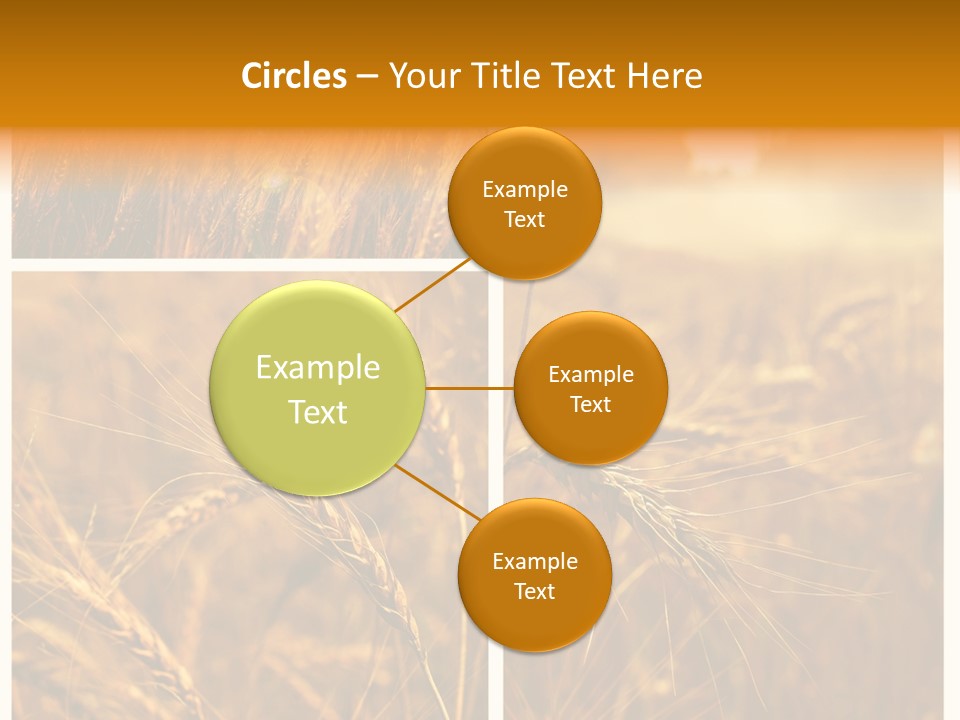 Blue Growth Landscape PowerPoint Template