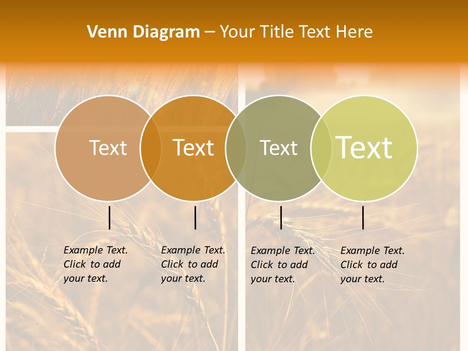 Blue Growth Landscape PowerPoint Template