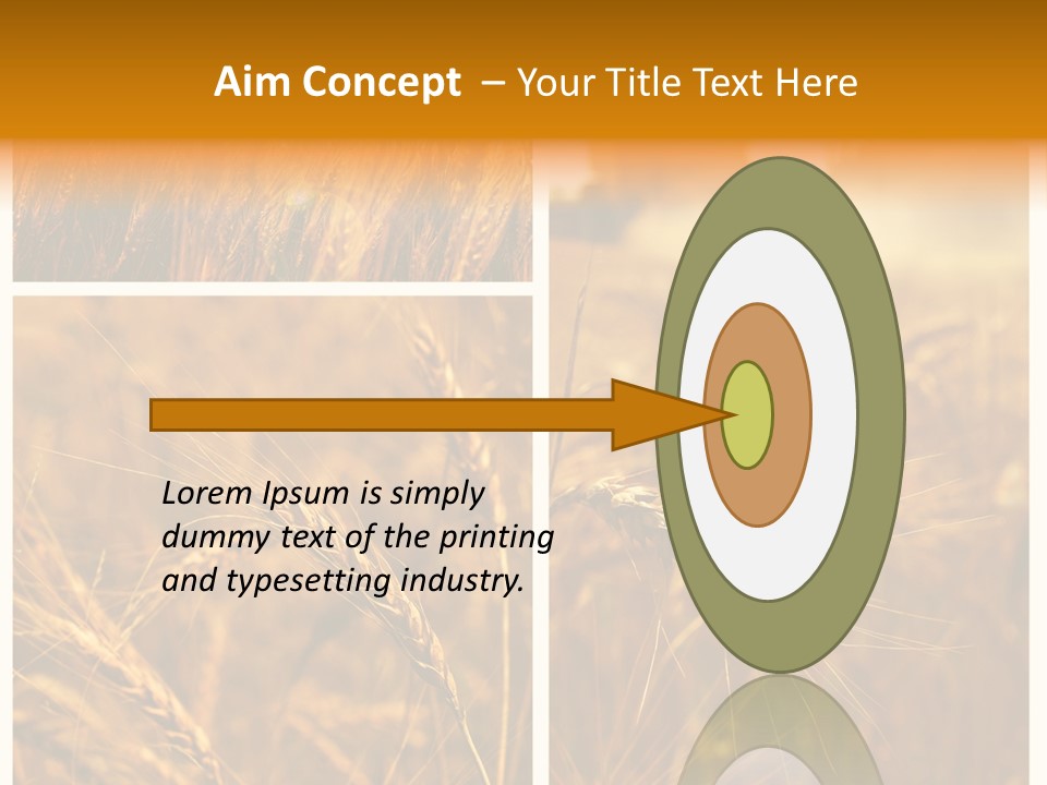 Blue Growth Landscape PowerPoint Template