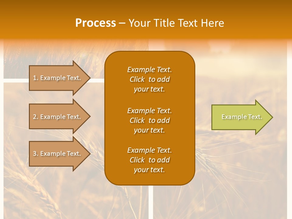 Blue Growth Landscape PowerPoint Template
