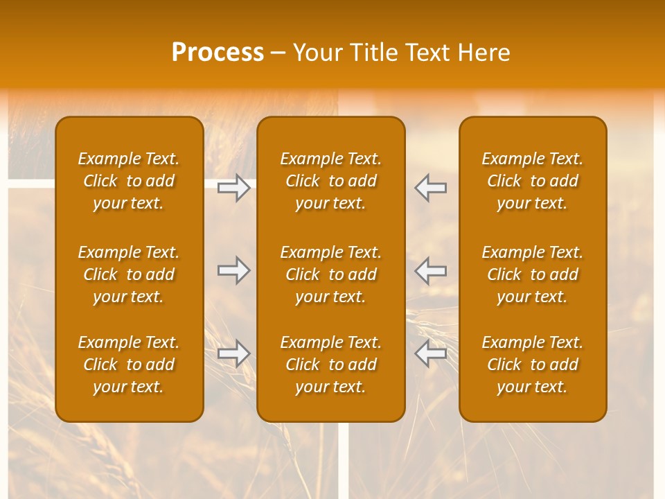 Blue Growth Landscape PowerPoint Template