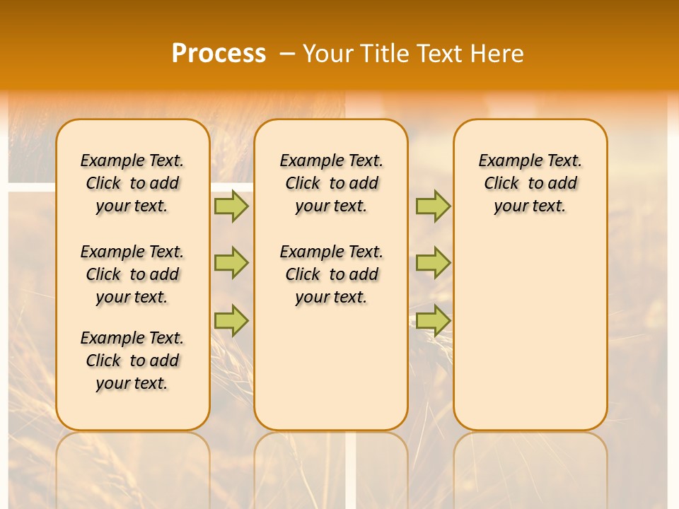 Blue Growth Landscape PowerPoint Template