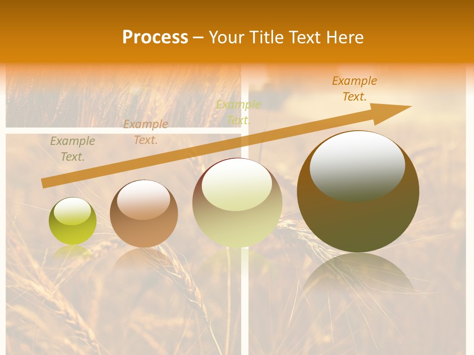 Blue Growth Landscape PowerPoint Template