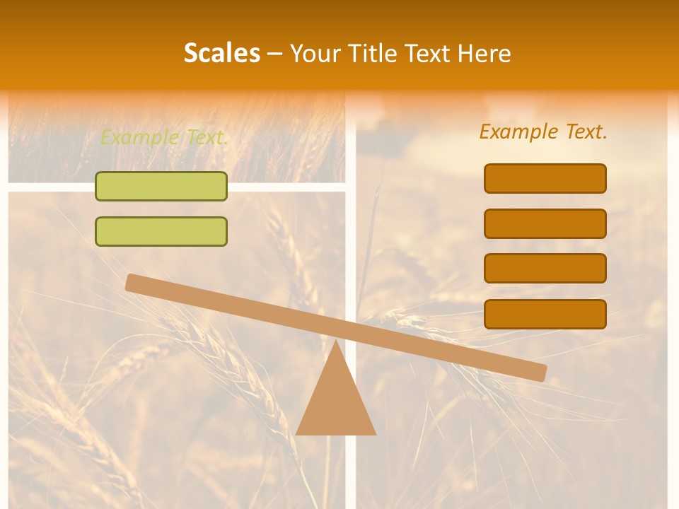 Blue Growth Landscape PowerPoint Template