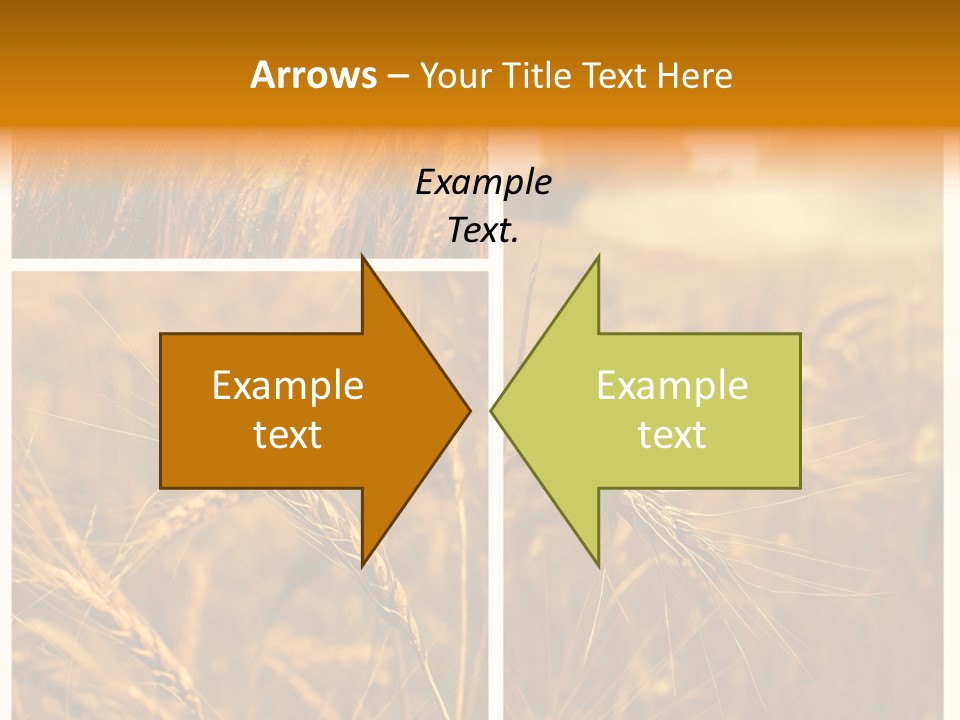 Blue Growth Landscape PowerPoint Template