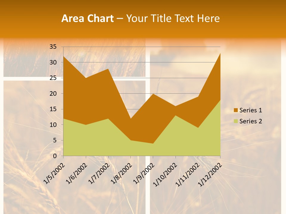 Blue Growth Landscape PowerPoint Template