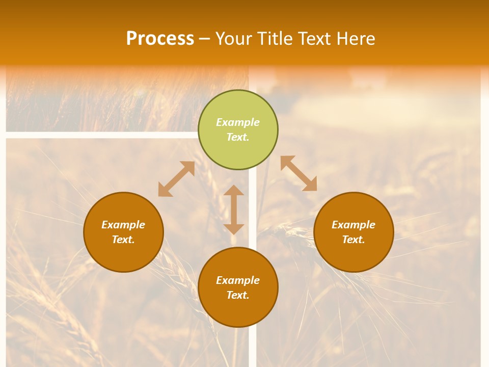 Blue Growth Landscape PowerPoint Template