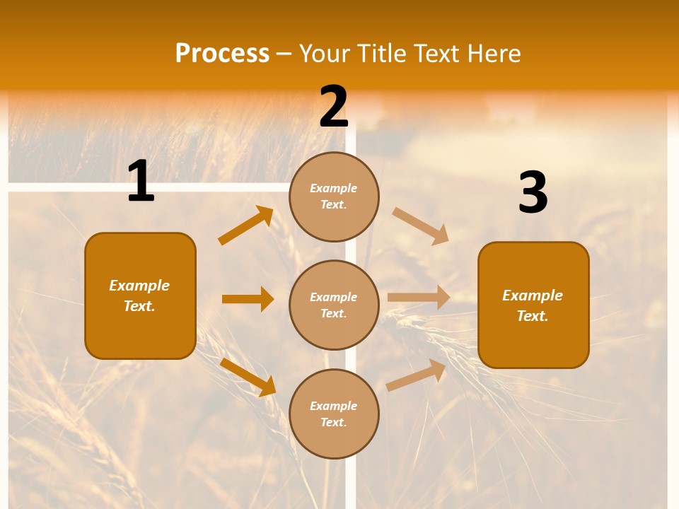 Blue Growth Landscape PowerPoint Template