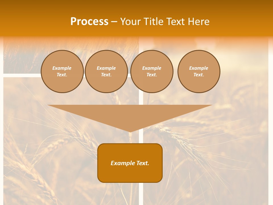 Blue Growth Landscape PowerPoint Template