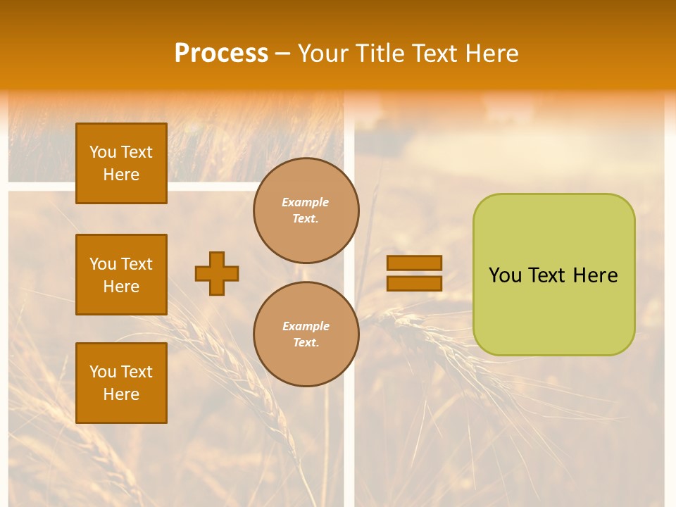 Blue Growth Landscape PowerPoint Template
