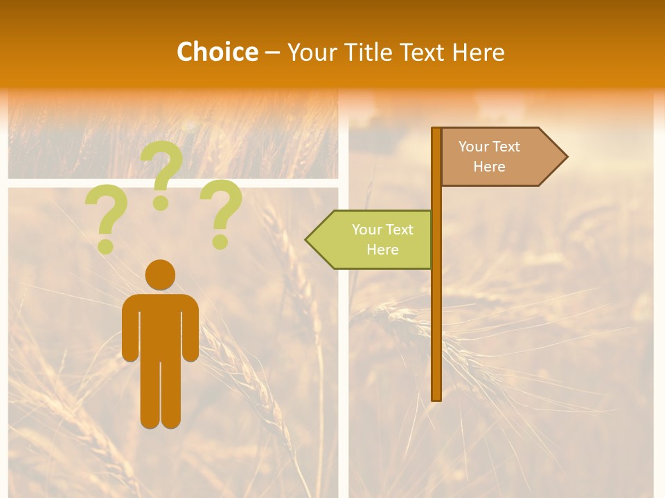 Blue Growth Landscape PowerPoint Template