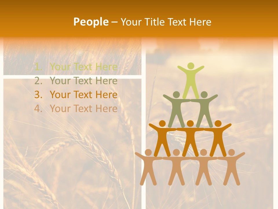 Blue Growth Landscape PowerPoint Template