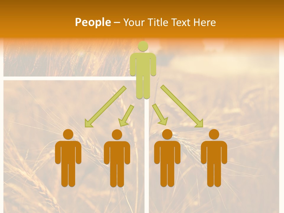 Blue Growth Landscape PowerPoint Template