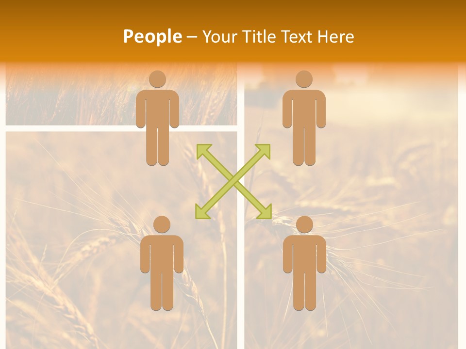 Blue Growth Landscape PowerPoint Template