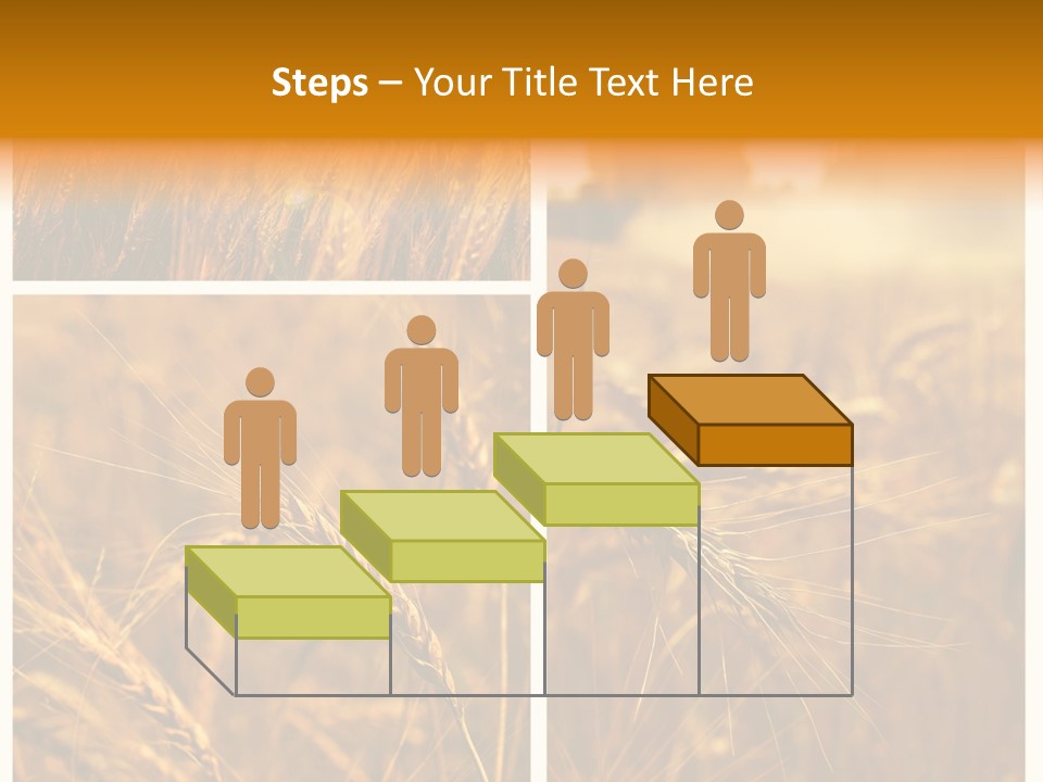 Blue Growth Landscape PowerPoint Template