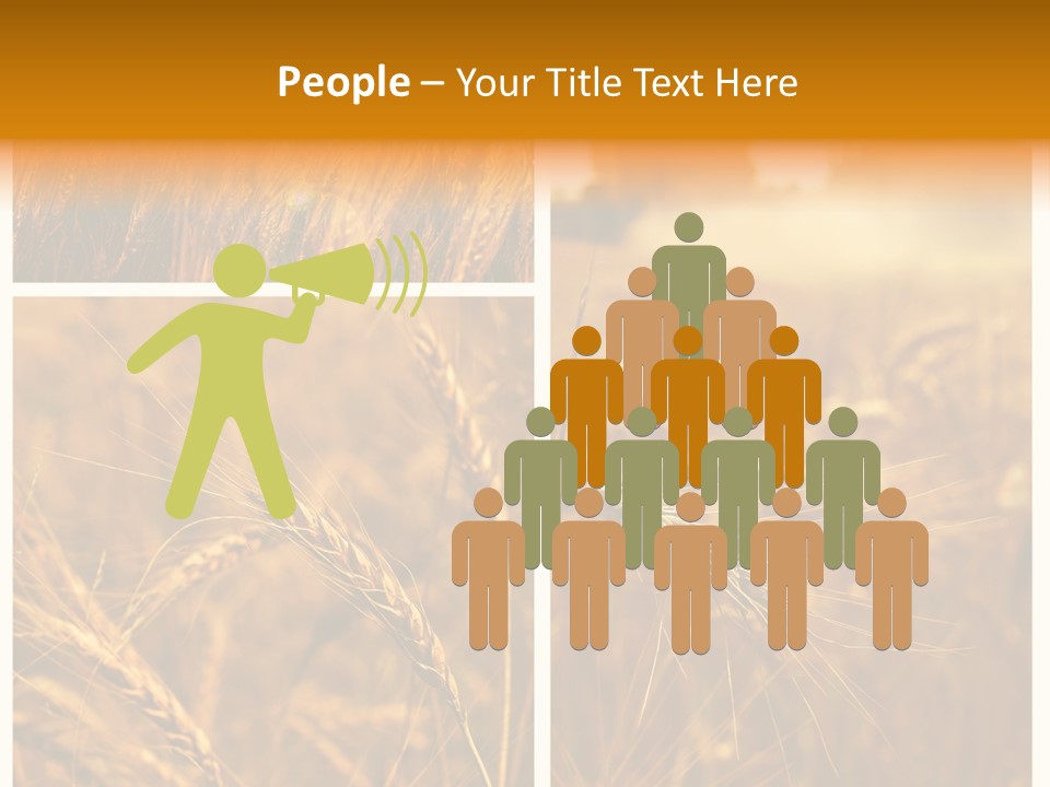 Blue Growth Landscape PowerPoint Template