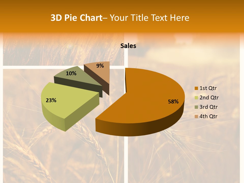 Blue Growth Landscape PowerPoint Template