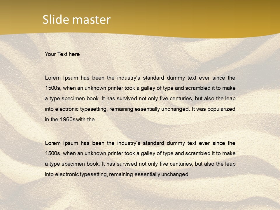 Nature Trace Direction PowerPoint Template