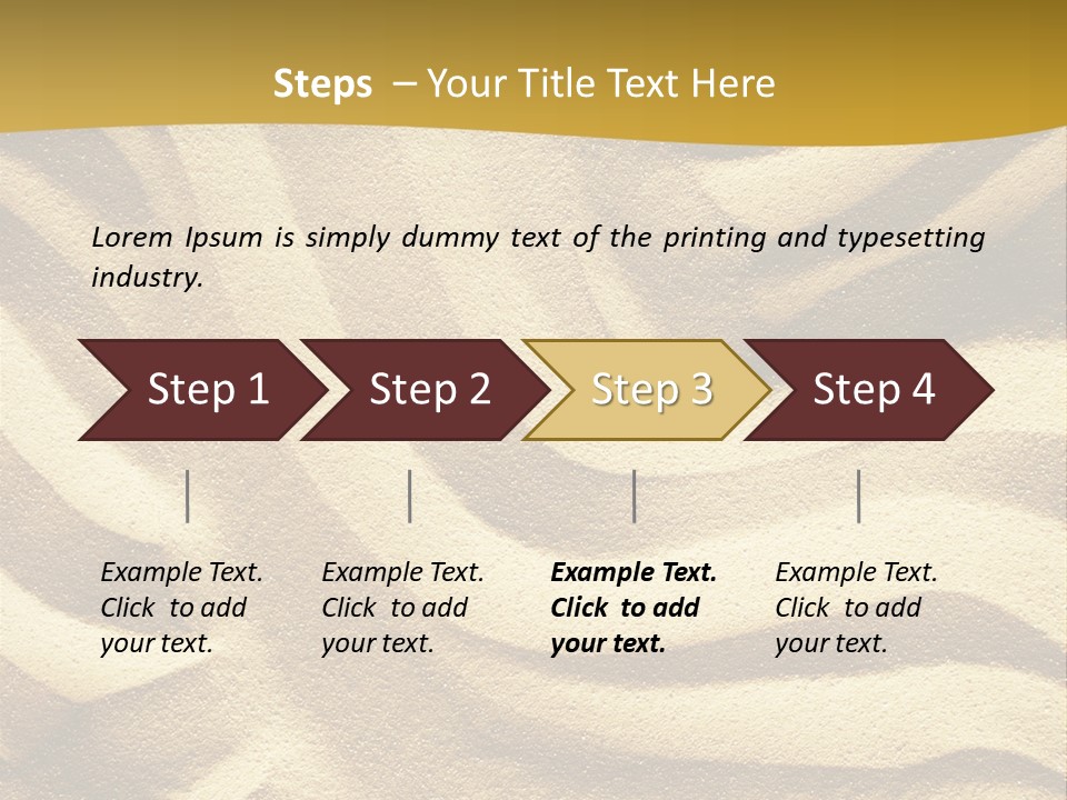 Nature Trace Direction PowerPoint Template