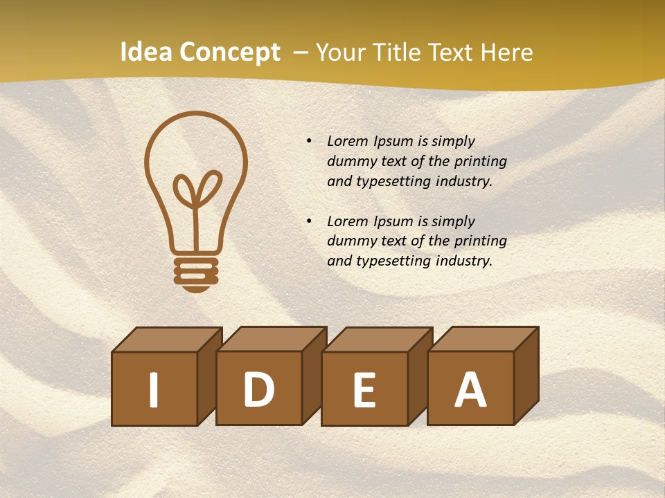 Nature Trace Direction PowerPoint Template