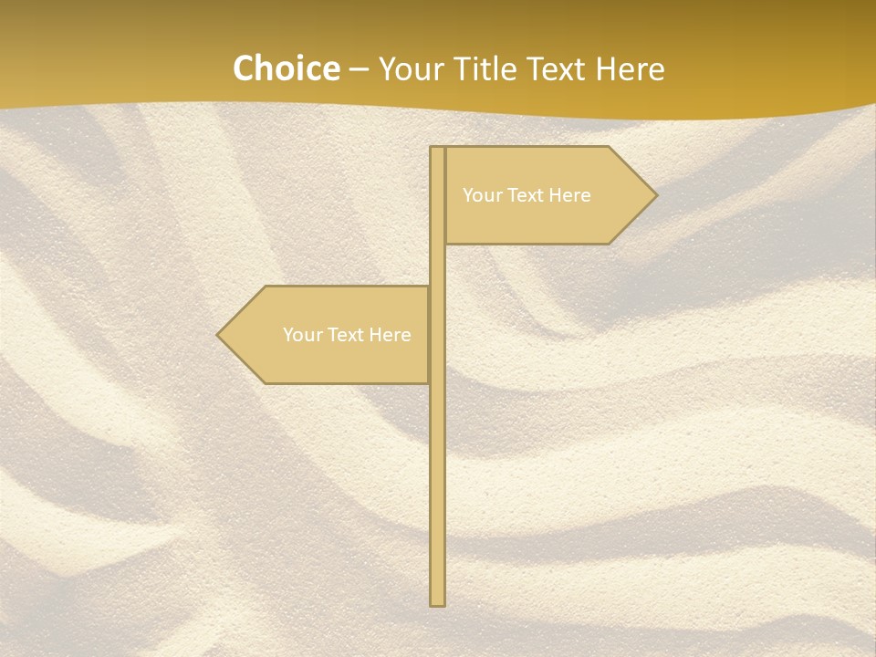 Nature Trace Direction PowerPoint Template