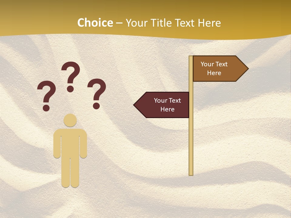 Nature Trace Direction PowerPoint Template