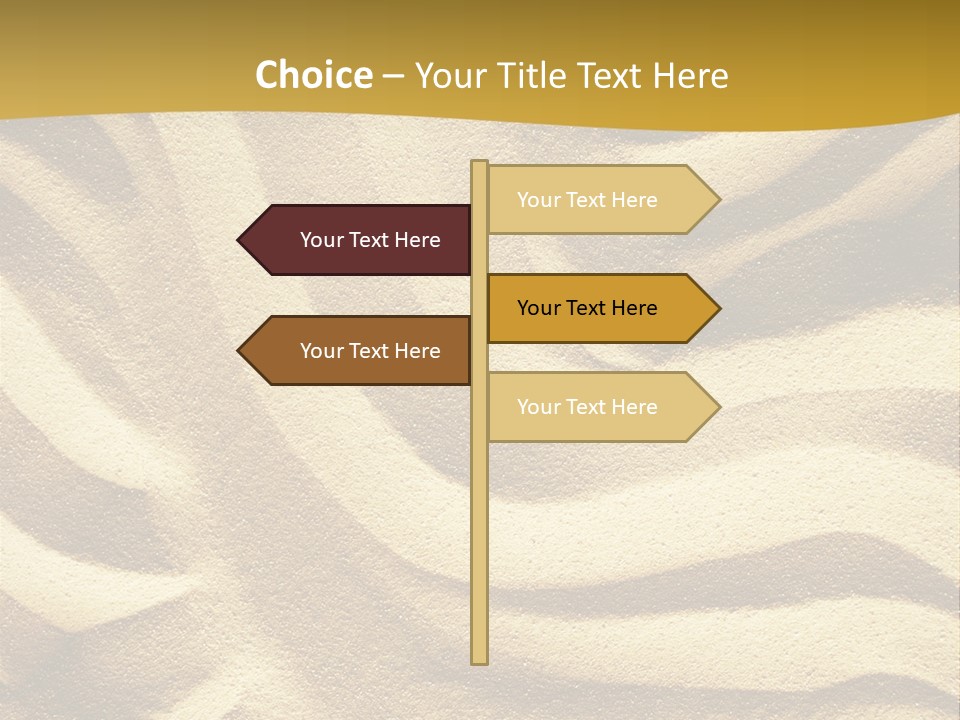 Nature Trace Direction PowerPoint Template