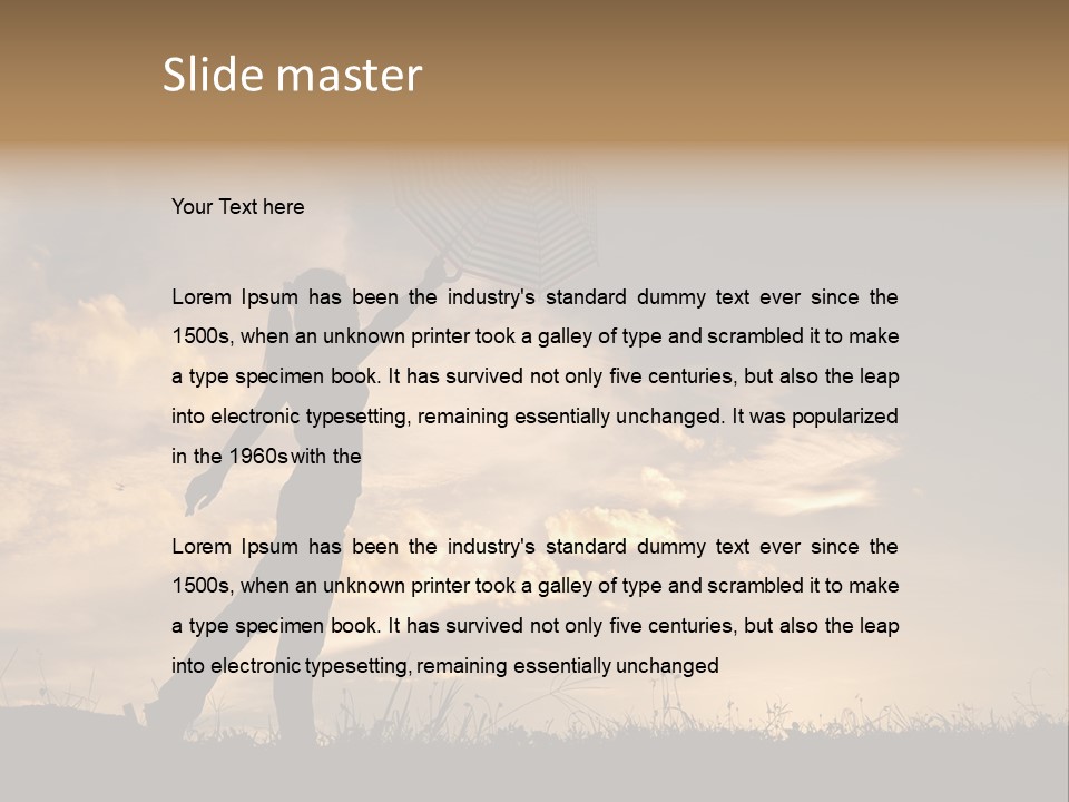 Beautiful Evening Summer PowerPoint Template