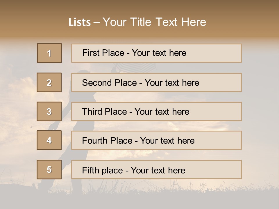 Beautiful Evening Summer PowerPoint Template