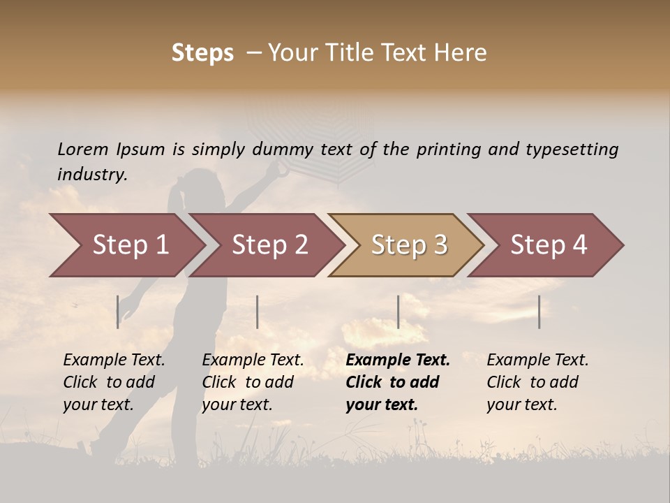 Beautiful Evening Summer PowerPoint Template
