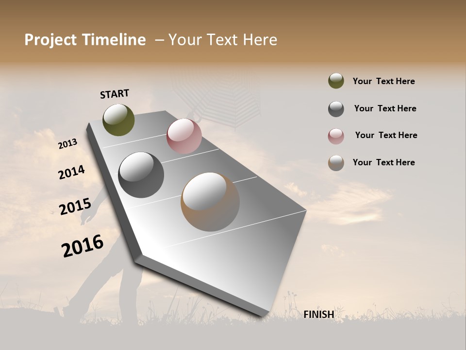 Beautiful Evening Summer PowerPoint Template