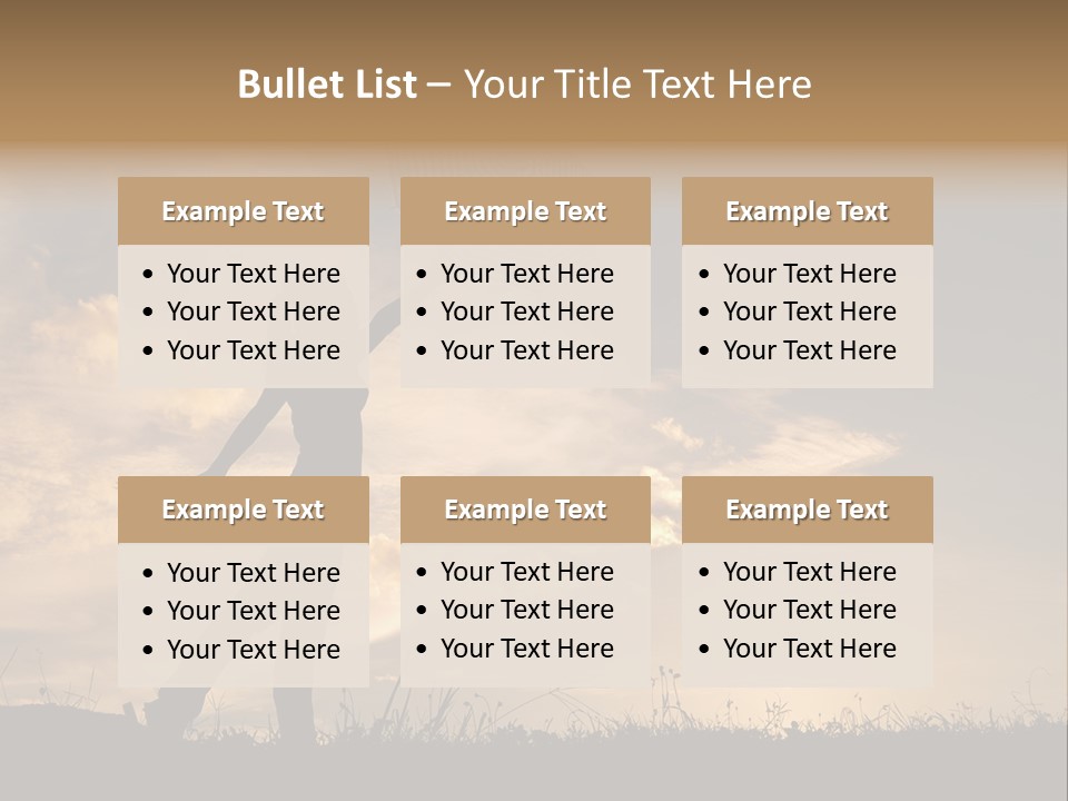 Beautiful Evening Summer PowerPoint Template