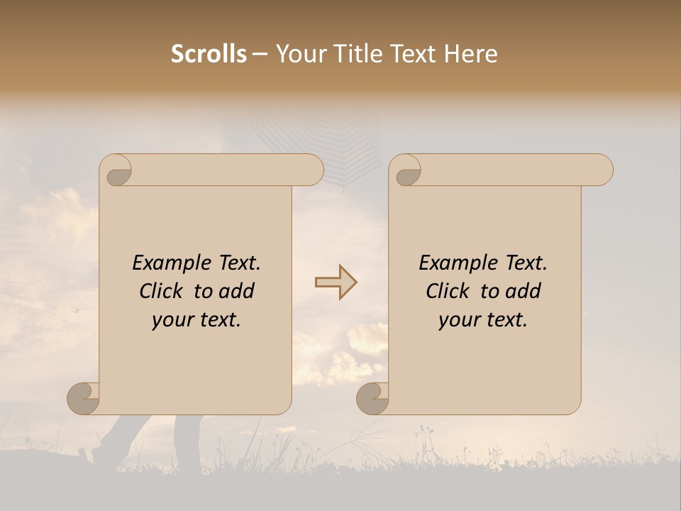 Beautiful Evening Summer PowerPoint Template